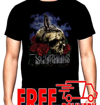 Scorpions, men's t-shirt, 100% cotton, S to 5XL